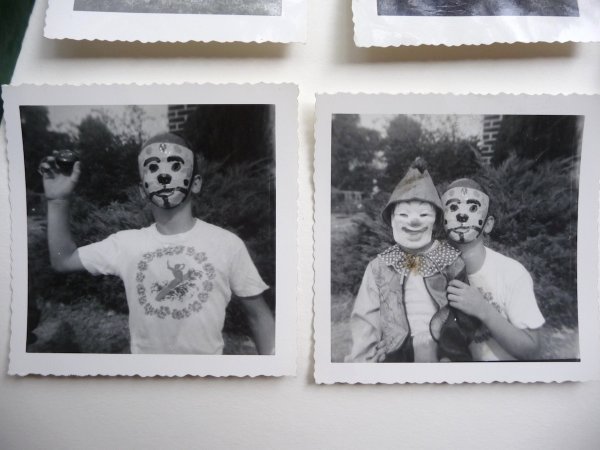 halloween mask and photos