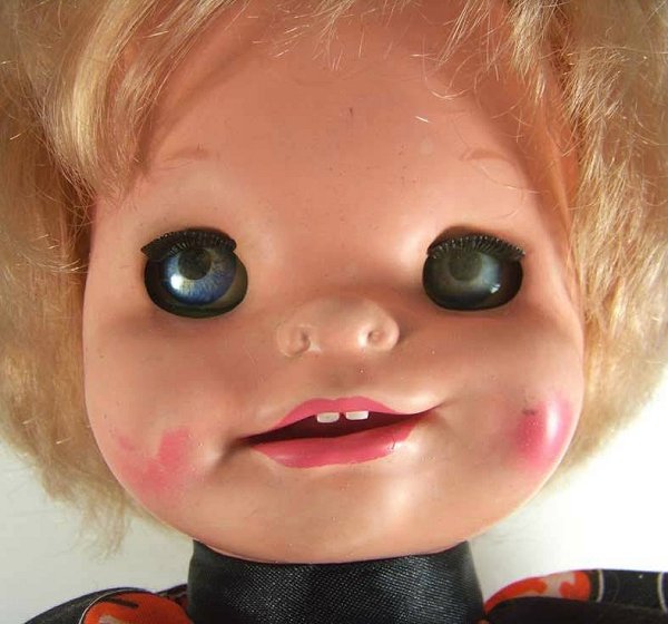 creepy doll