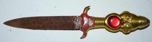 ancient rusty knife