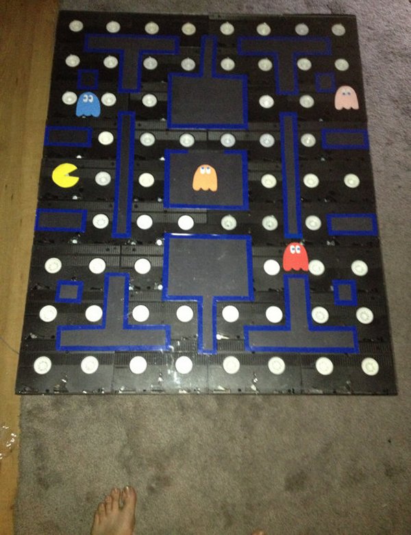 pac-man vhs table