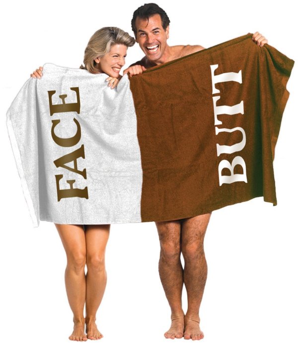 butt face towel