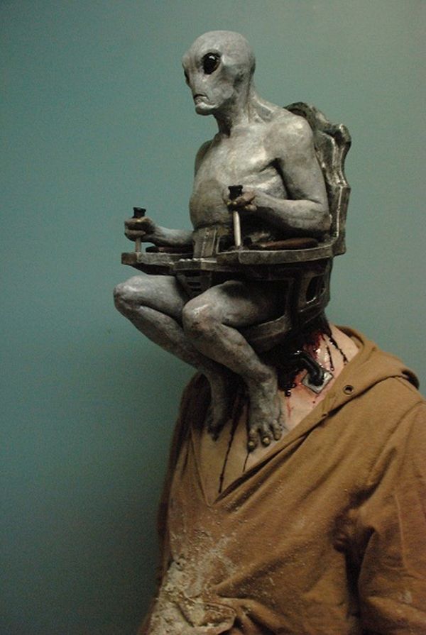 Alien Mind Control Halloween Mask