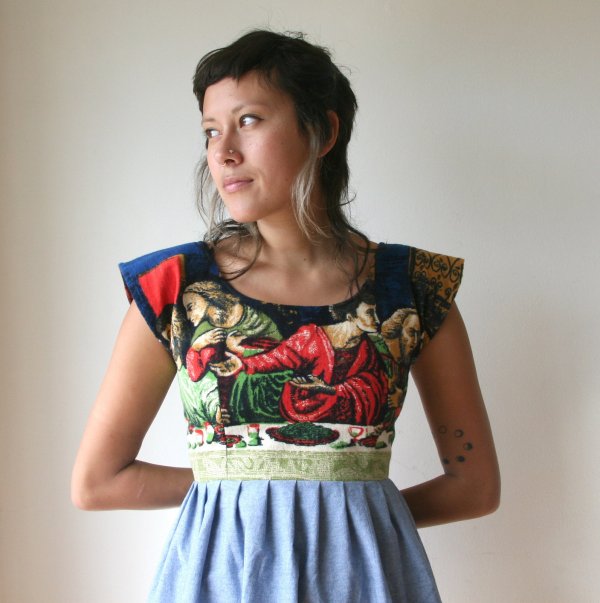 last supper skirt and shirt