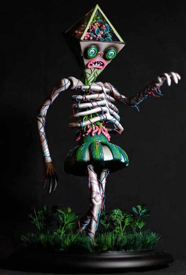 Creepy And Colorful Toy Sculptures