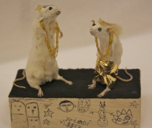 Die Antwoord Baby Rat Taxidermy