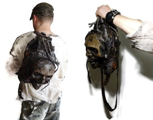 Leather Zombie Backpack