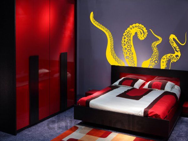 Kraken tentacles wall decal