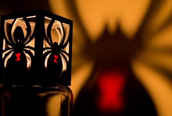 Laser Cut Wood Halloween Lanterns