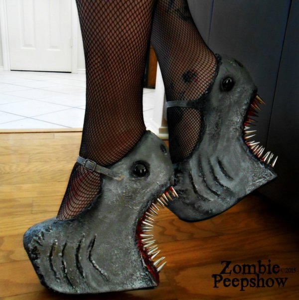 Shark Attack Spiked Wedges