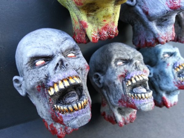 Zombie Head Magnets