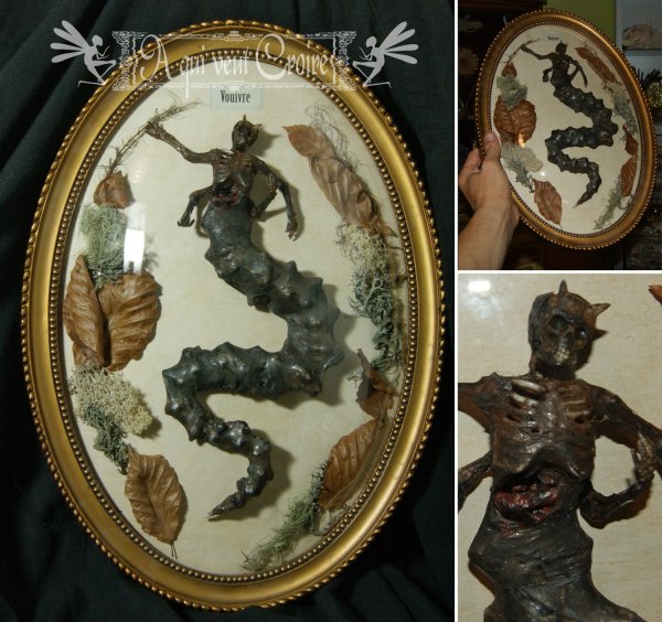 fairy mummy skeleton cabinet of curiosity