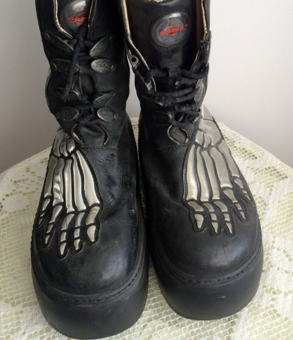 skeleton boots
