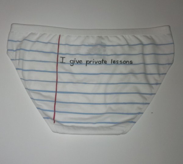 Custom Notebook Panties
