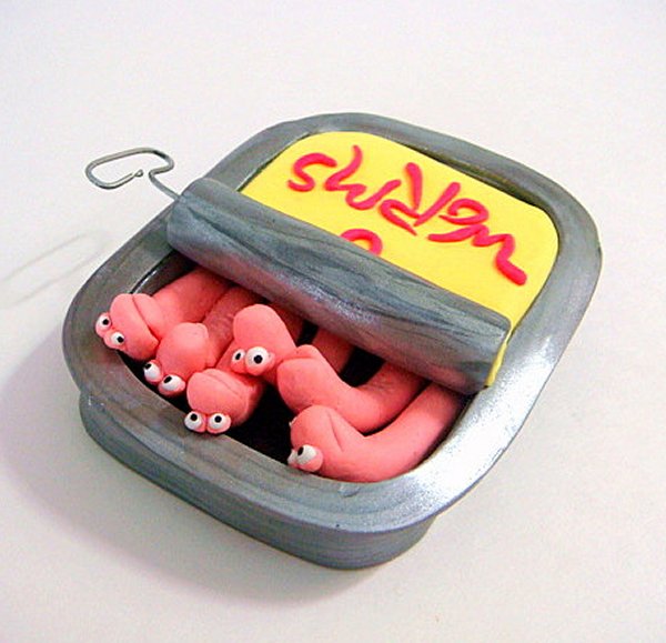 Man Eating Shark And Other Punny Figures