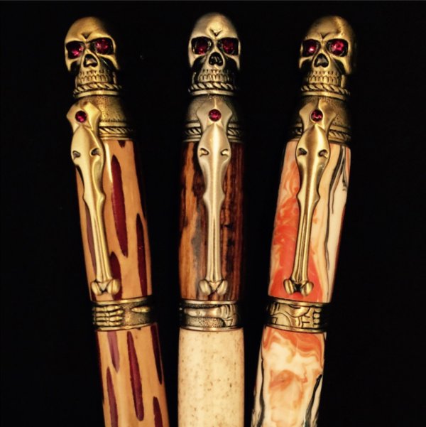 Scary Skull Pens