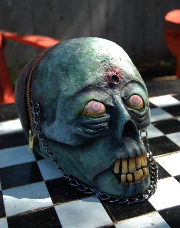 Life Size Zombie Head Handbag