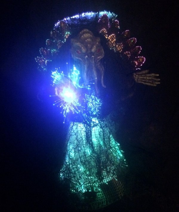Cthulhu Fiber Optic Christmas Tree Topper