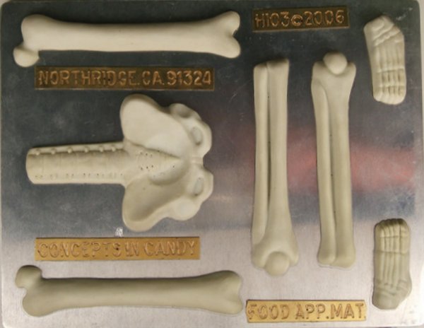 Skeleton Molds For Making Creepy Candy