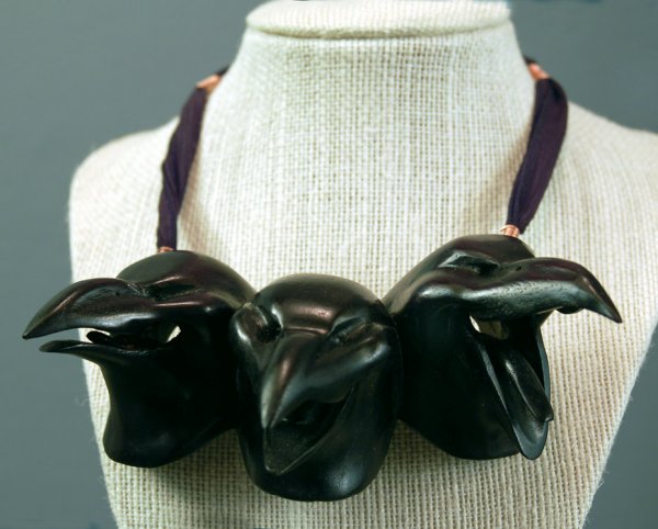 This Laughing Crow Necklace Is For The Birds