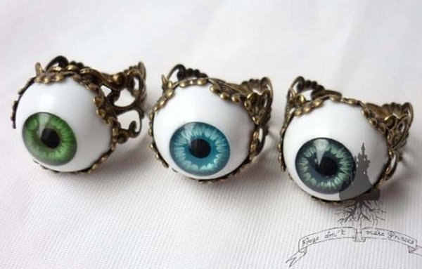 Victorian Eye Rings