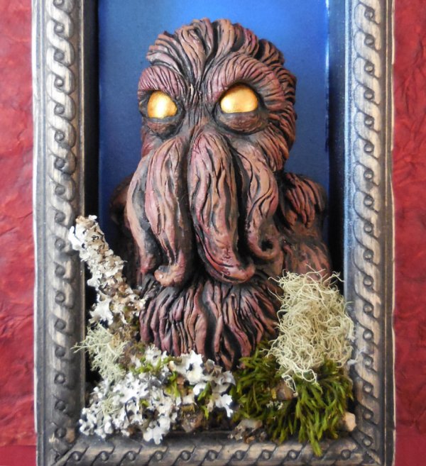 Cthulhu Sasquatch Shadow Box