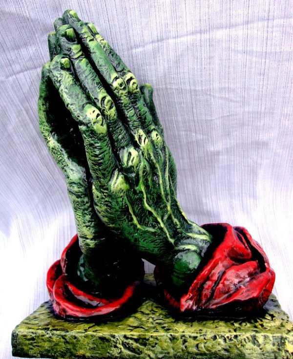 Praying Zombie Hands