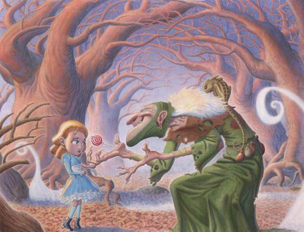 Weird Art Don't Take Candy From A Blind Witch