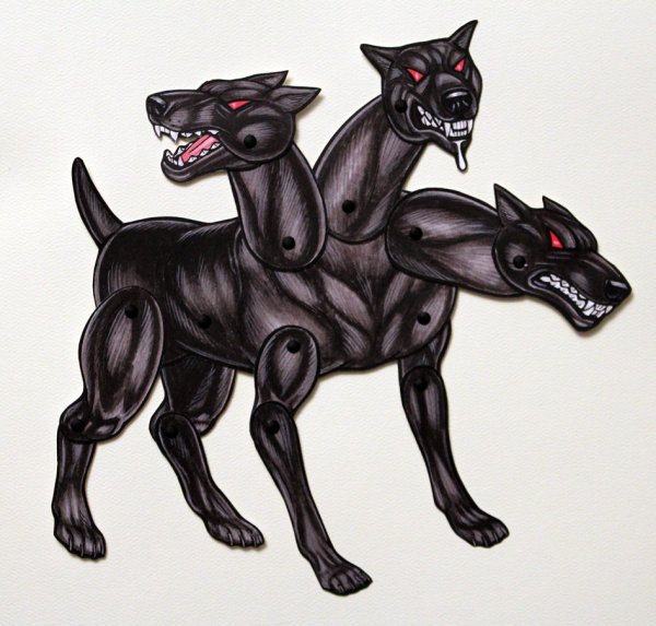 Articulated Paper Dolls Depicting Mythical Creatures