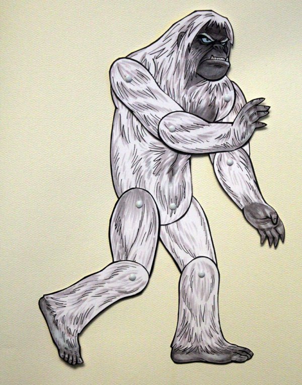 Articulated Paper Dolls Depicting Mythical Creatures