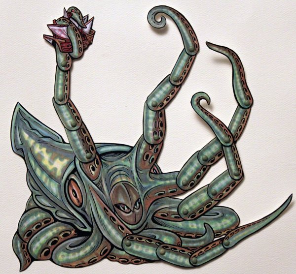 Articulated Paper Dolls Depicting Mythical Creatures