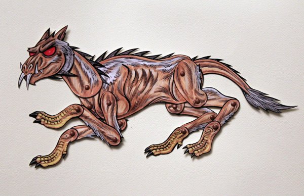 Articulated Paper Dolls Depicting Mythical Creatures