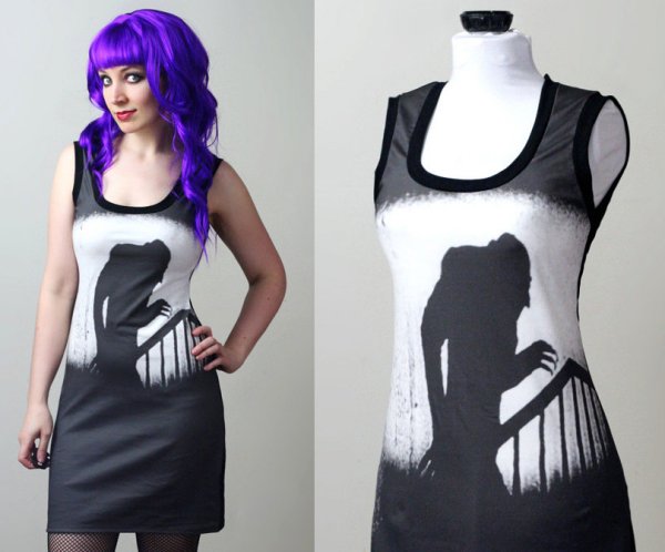 Custom Nosferatu Vampire Tank Dress