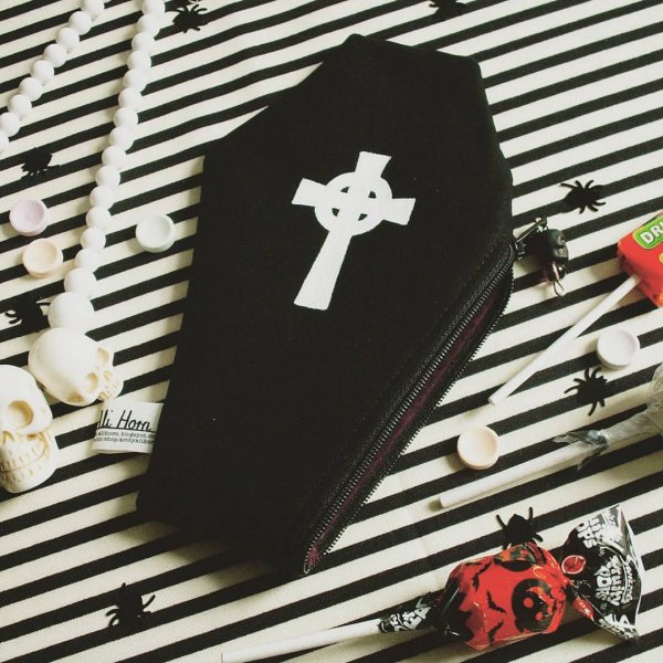 Gothic Coffin Coin Purse