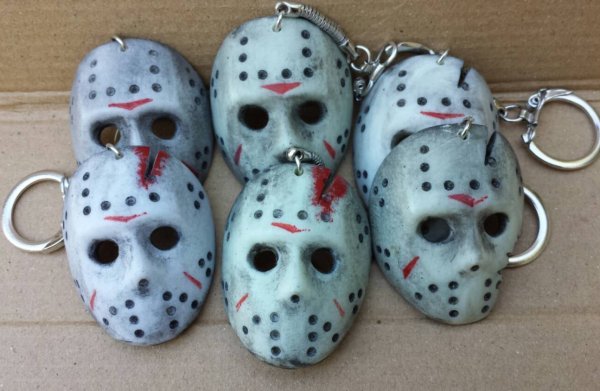 Jason Voorhees Hockey Mask Keychain