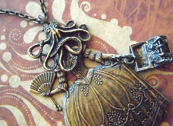 Octo Girl Octopus Necklace