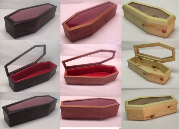 Wine Coffin Display