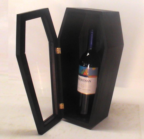 Wine Coffin Display