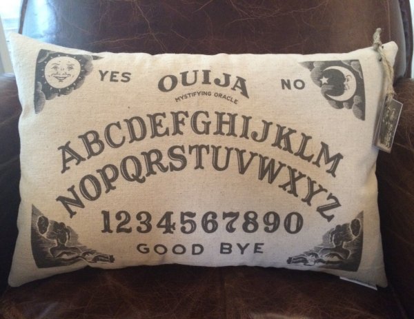 Ouija Board Pillow For Sleepy Seances