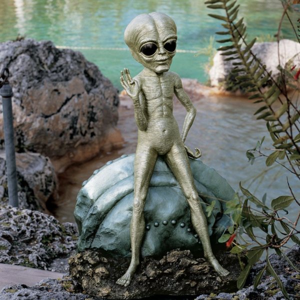 Roswell Alien Sculpture