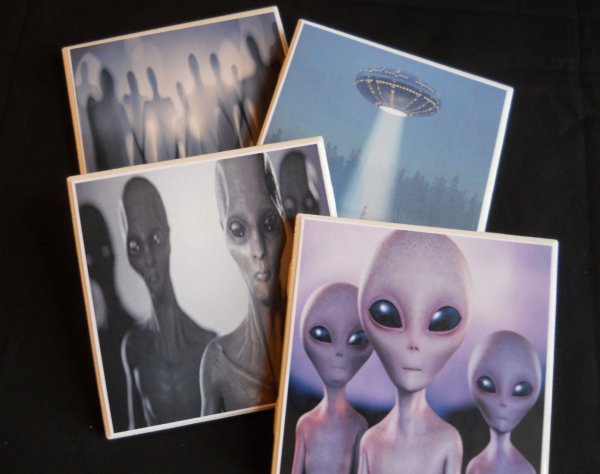 Alien Coasters Abduct Stains From Your Surfaces