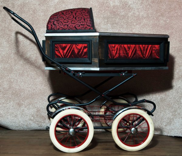 Custom Coffin Doll Carriage  Wet Bar