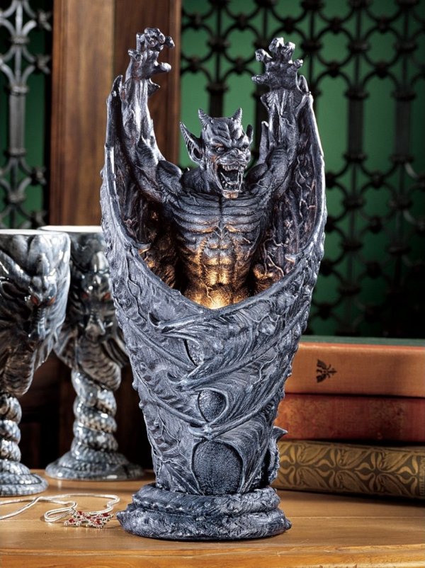 Dark Shadows Gargoyle Sculptural Lamp