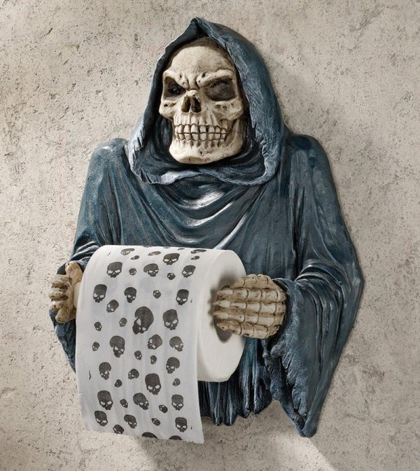 Grim Reaper Toilet Paper Holder