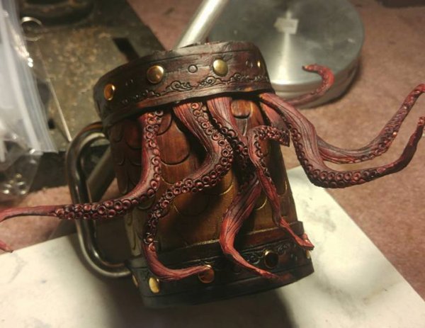 Octopus Tentacles And Dragonscale Mugs