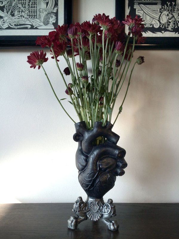 Anatomical Heart Vase