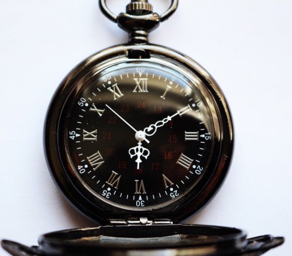 Black Octopus Victorian Style Pocket Watch