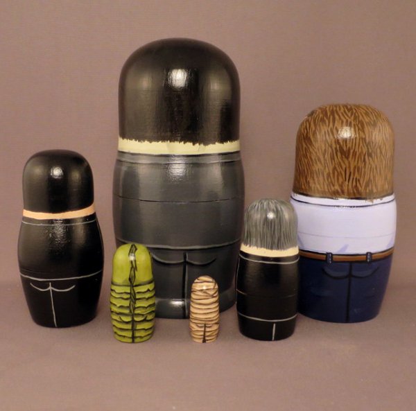 Classic Horror Monster Nesting Dolls