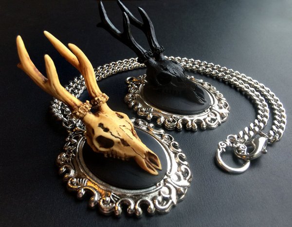 Deer Skull Necklace