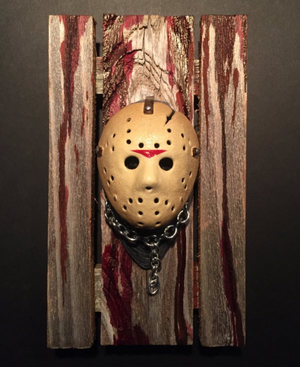 Holy Freddy On A Cross - Horror Movie Wall Sculptures