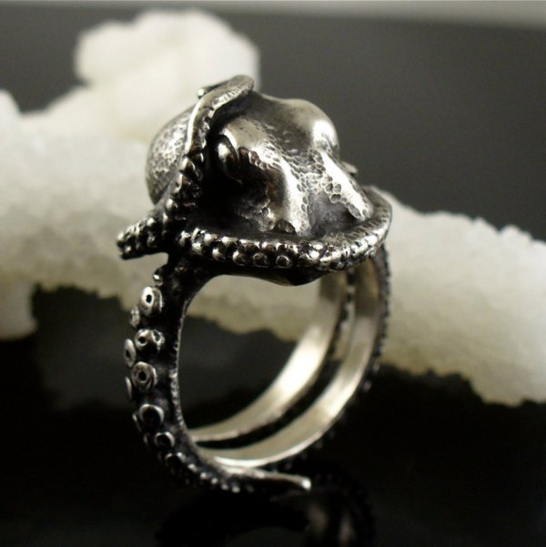Kraken Octopus Ring